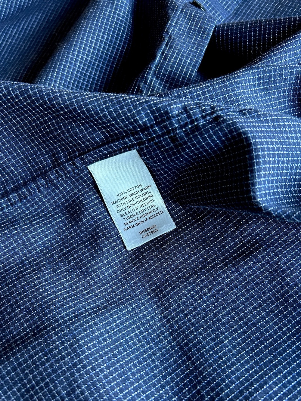 Nordstrom Men's Shop Non-Iron Trim Fit Dress Shirt, 17.5, 36-37. - Picture 8 of 14